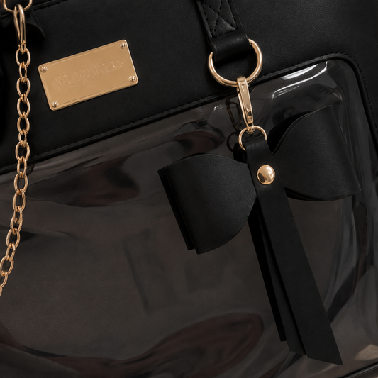 Japanese Bow Clear-Window Ita Tote Bag