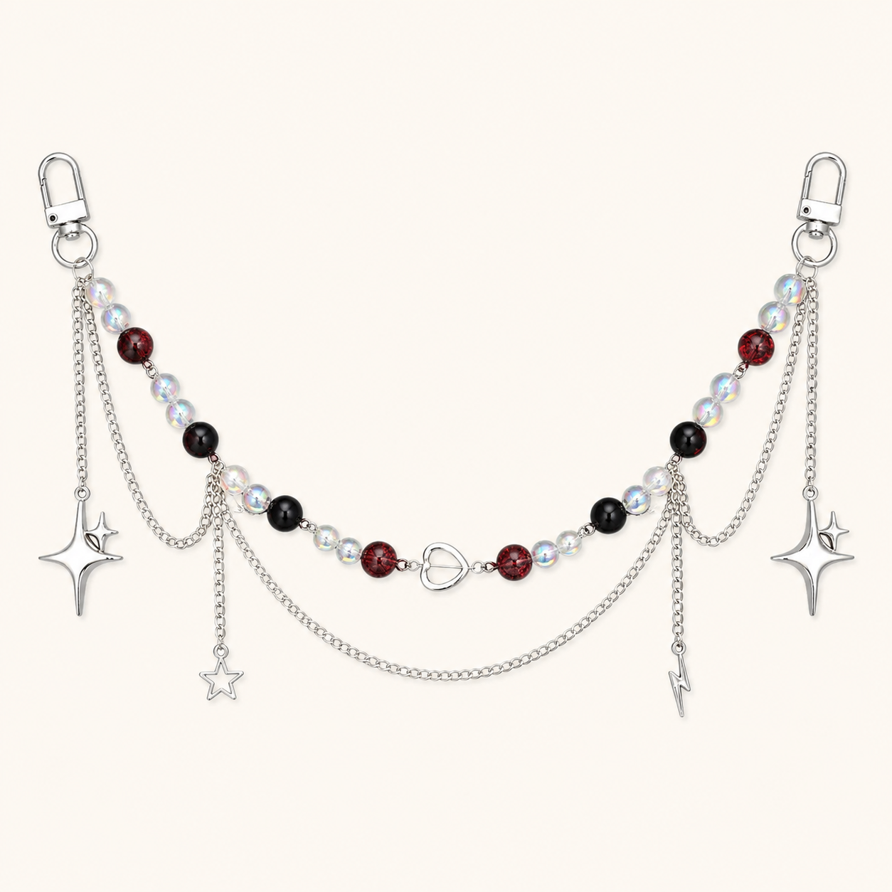 Beaded Star Ita Bag Chain Accessory
