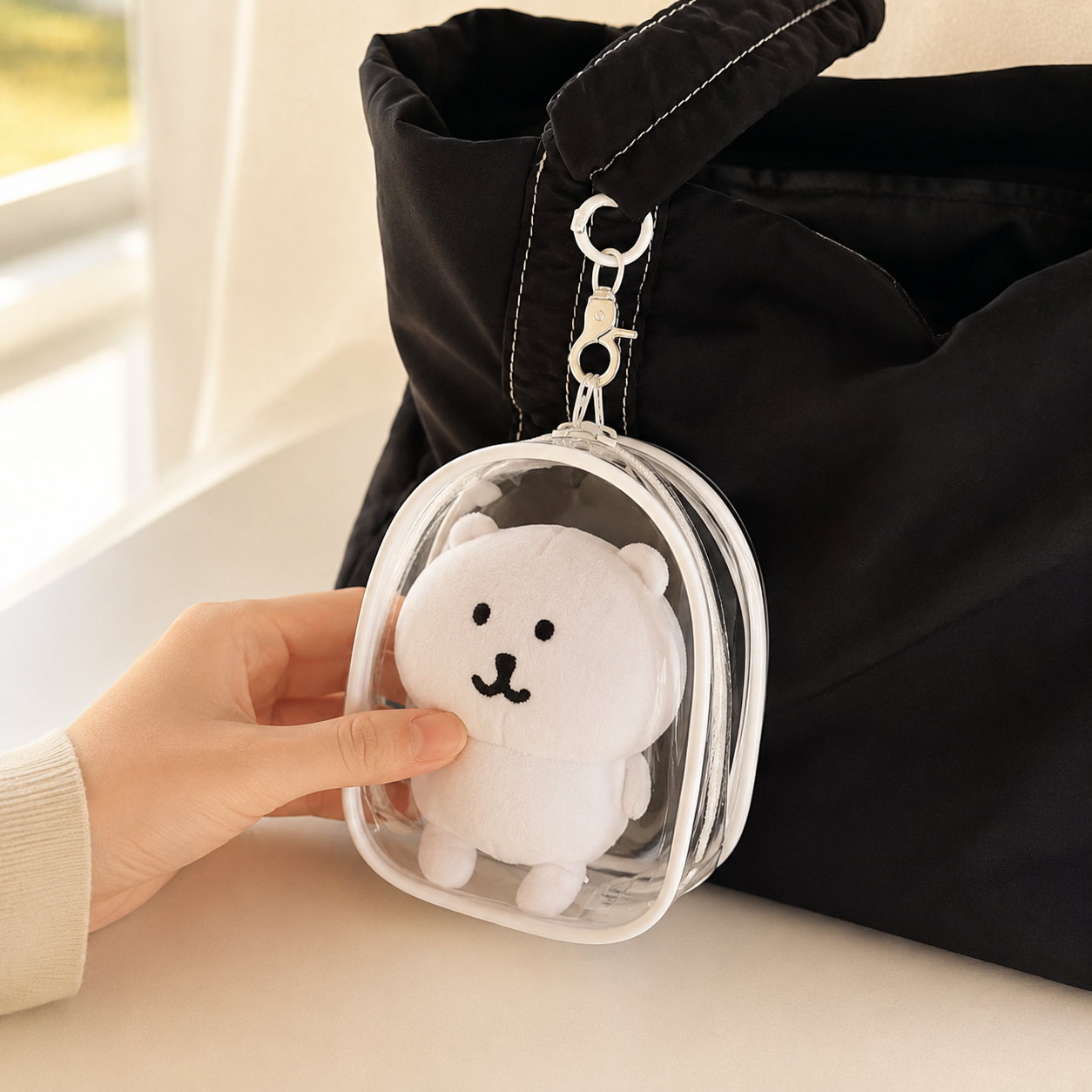 12cm PVC Plush Doll Display Mini Bag