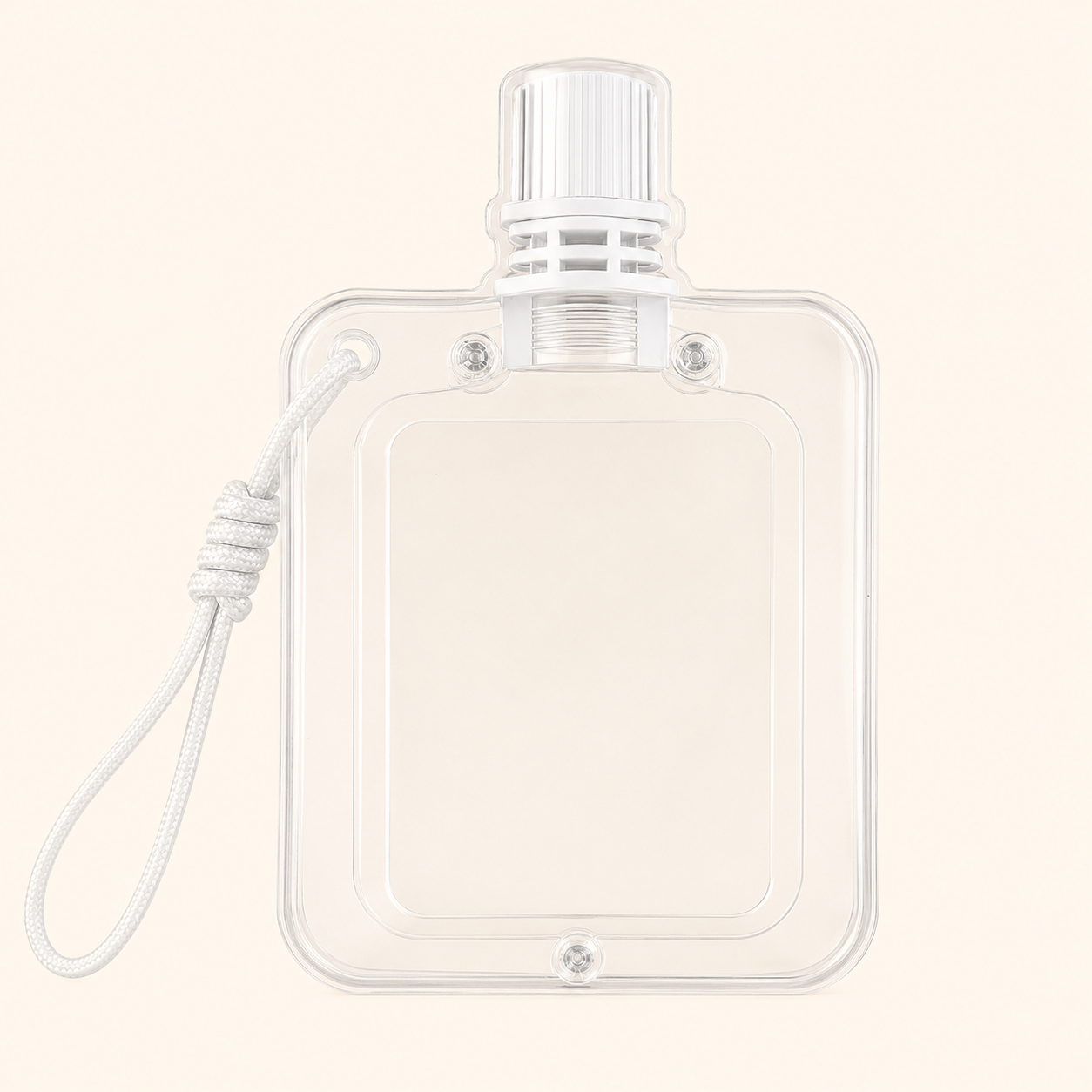 Clear Bottle 58mm Badge Holder Ita Bag Charm Case