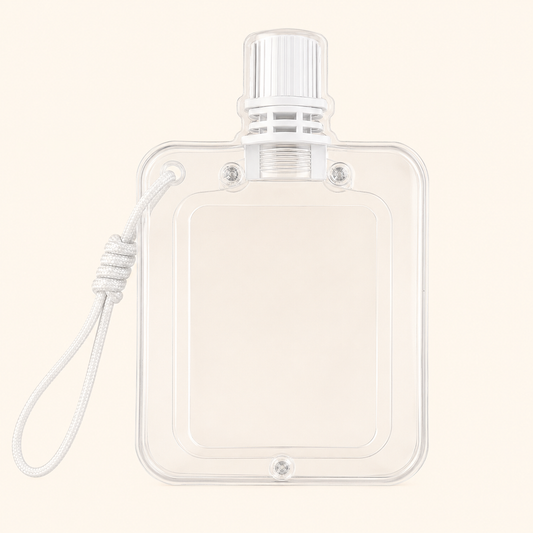 Clear Bottle 58mm Badge Holder Ita Bag Charm Case