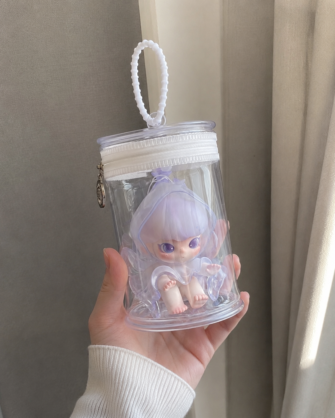 Clear PVC 15cm Doll Display Pouch Charm