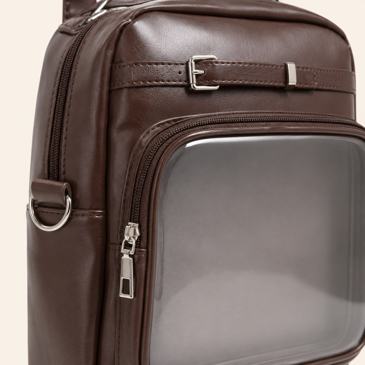 Cute School-Style Clear-Window Ita Backpack