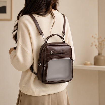 Cute School-Style Clear-Window Ita Backpack