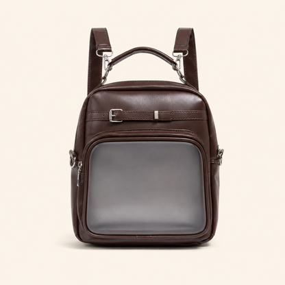 Cute School-Style Clear-Window Ita Backpack