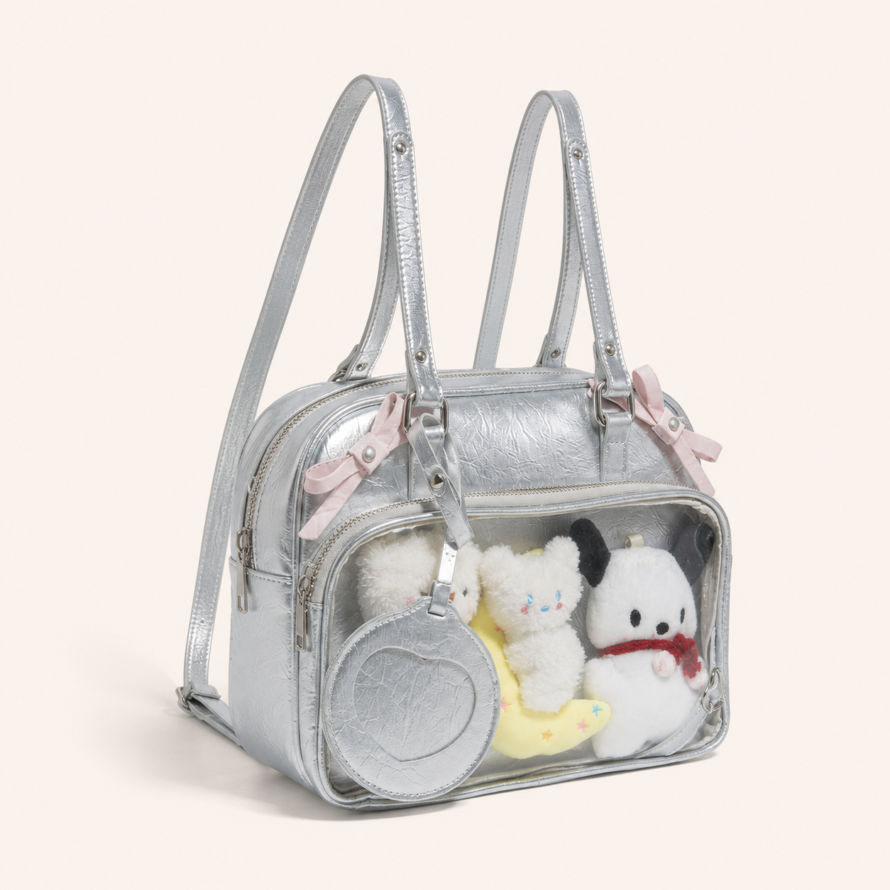 Glossy Clear Window Ita Backpack