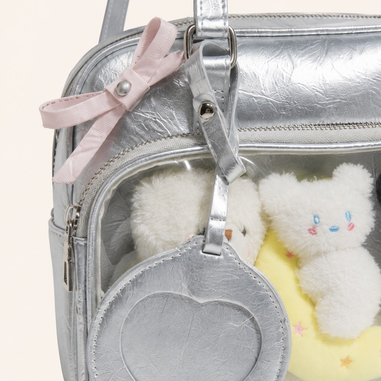 Glossy Clear Window Ita Backpack