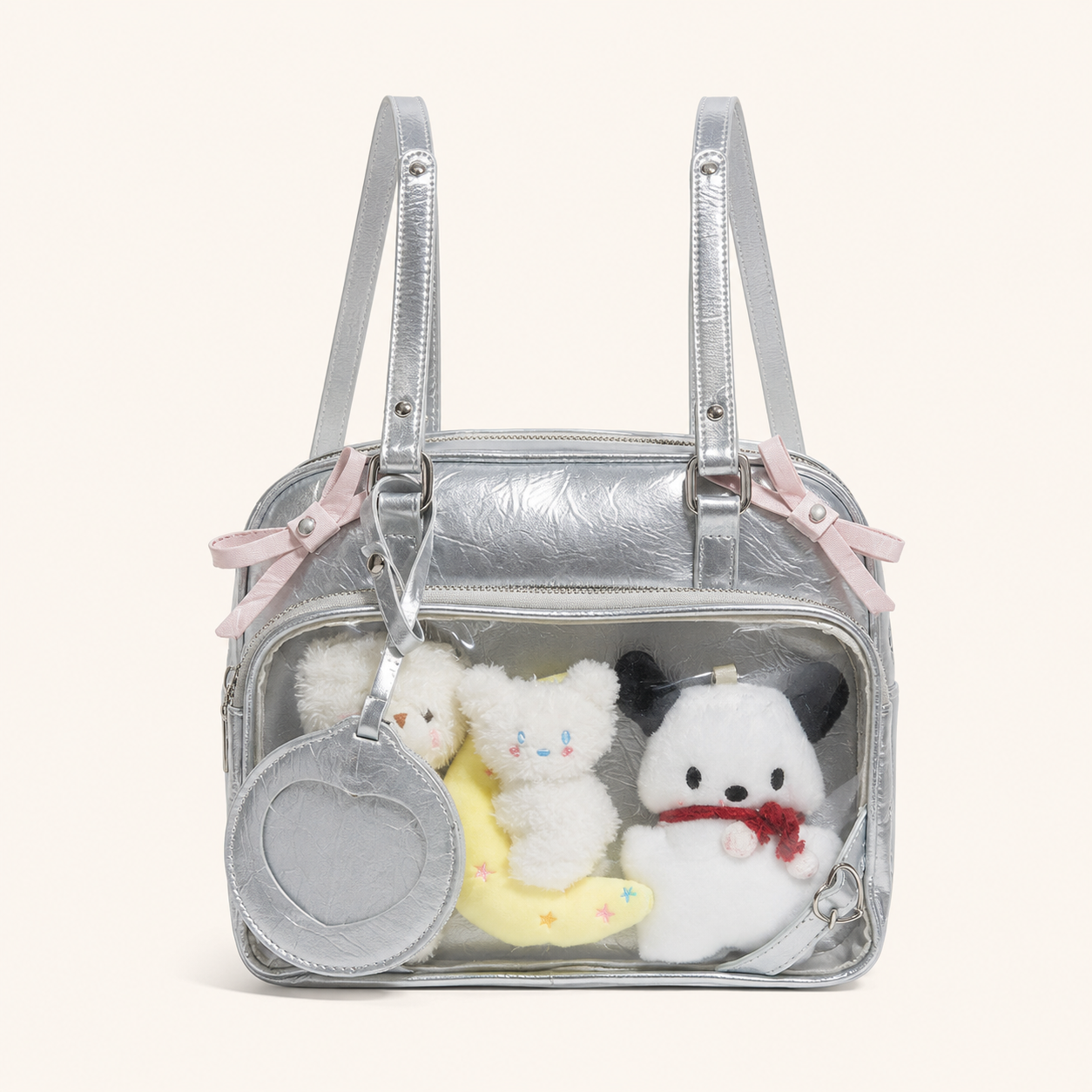 Glossy Clear Window Ita Backpack