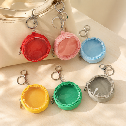 Round Clear Window Mini Pouch Ita Bag Charm