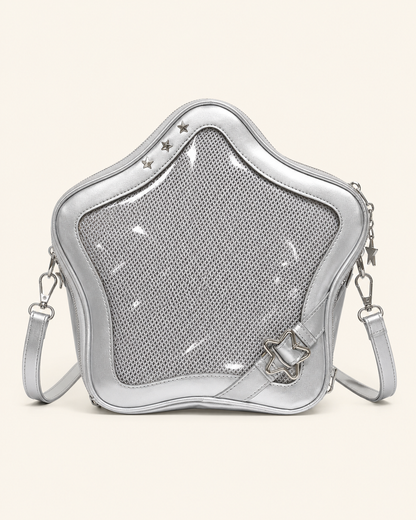 Star-Shaped Clear-Window Mini Bag