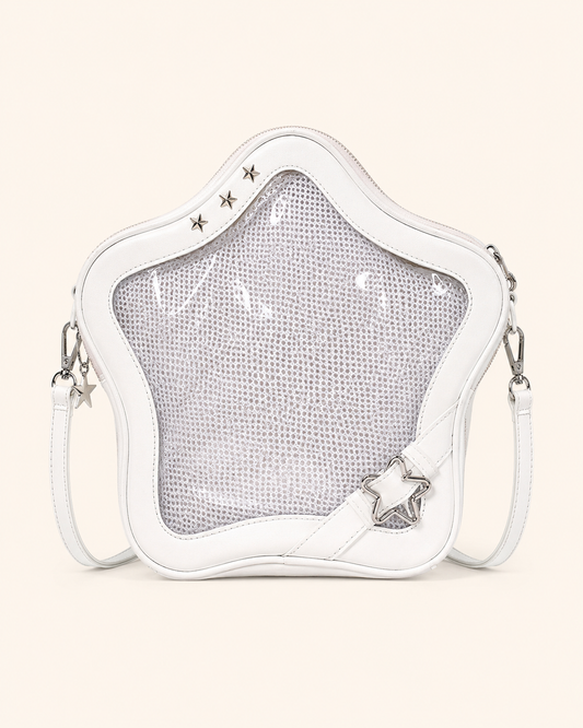 Star-Shaped Clear-Window Mini Bag