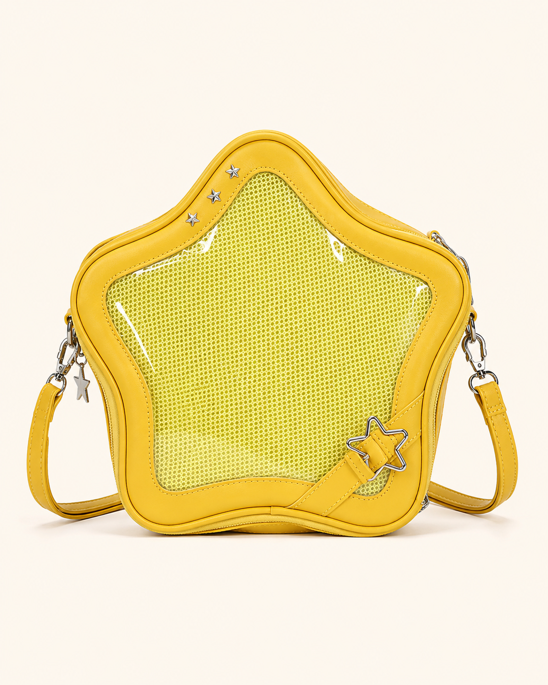 Star-Shaped Clear-Window Mini Bag