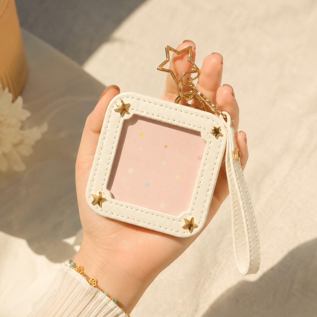 Star Frame 50mm Ita Bag Badge Holder Charm