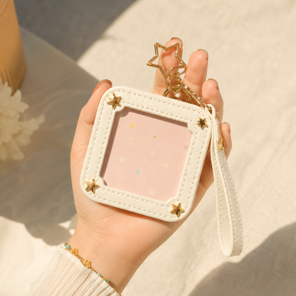 Star Frame 50mm Ita Bag Badge Holder Charm