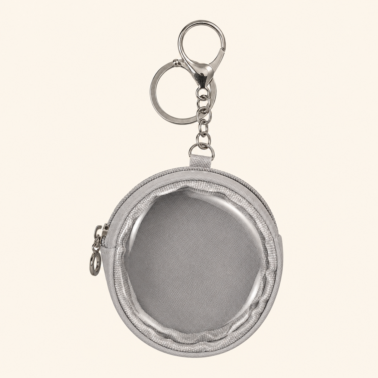 Round Clear Window Mini Pouch Ita Bag Charm