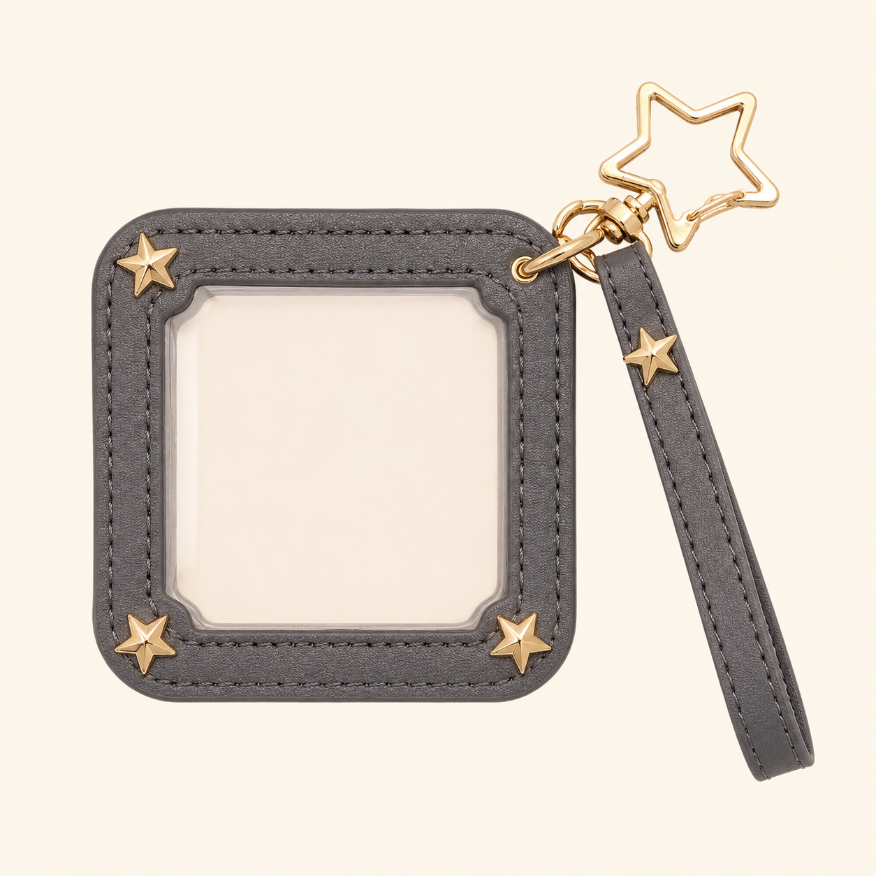 Star Frame 50mm Ita Bag Badge Holder Charm